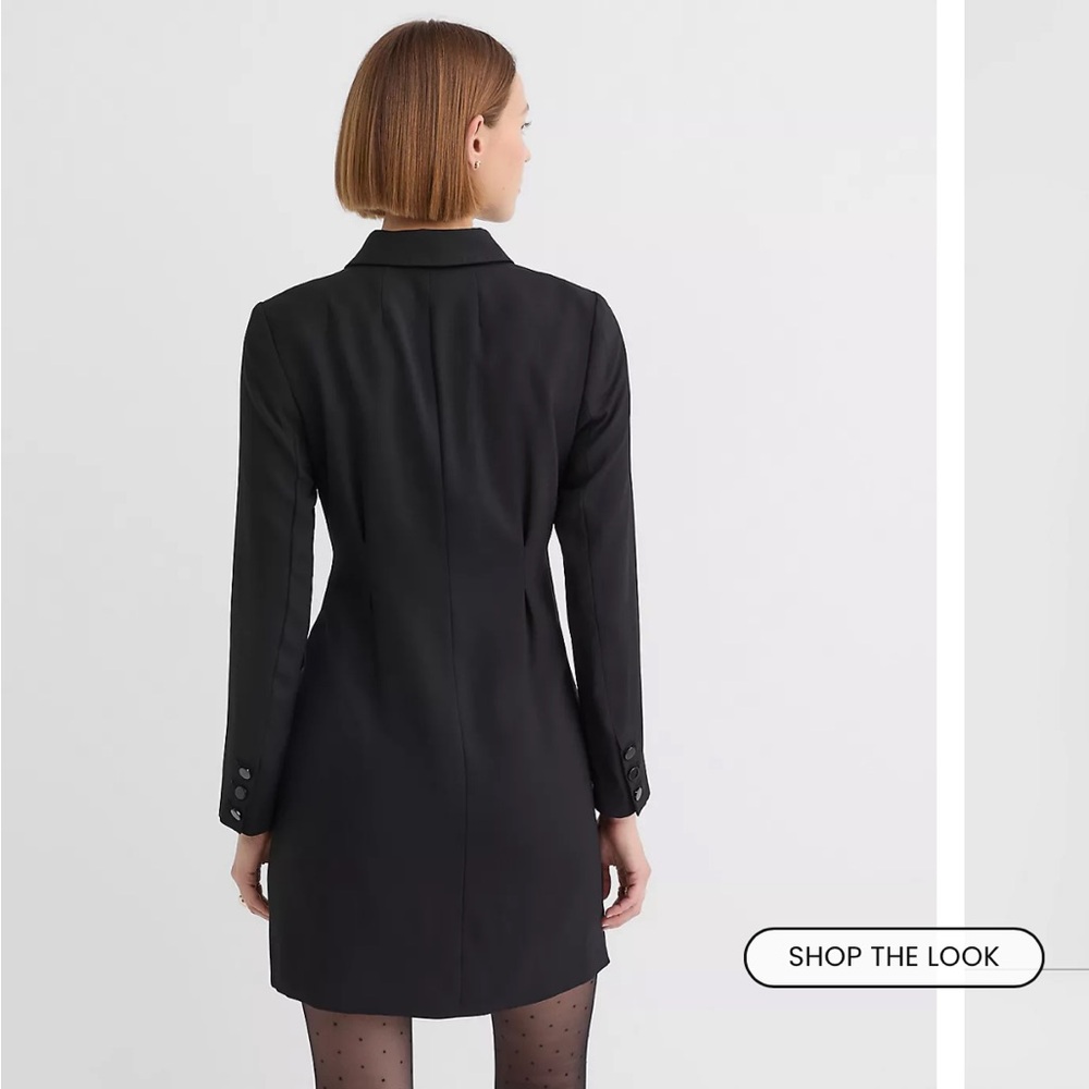 NWT LOFT Elegant Black Blazer Dress - Picture 4 of 8